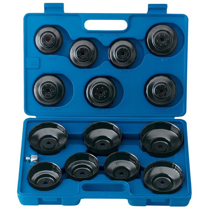 Draper Tools 3/8 Sq. Dr. Oil Filter Cup Socket Set (15 piece)