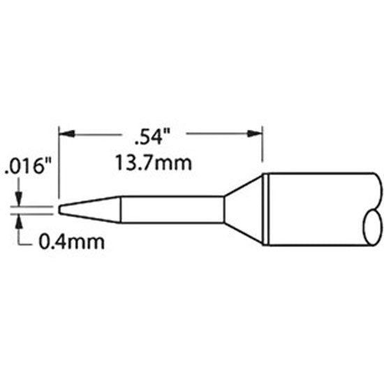  Metcal Cartridge Conical 0.6MM X 14MM LG