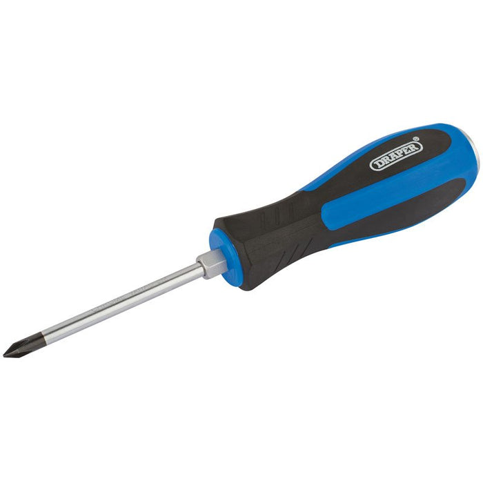 Draper Tools Pound Thru Cross Slot Screwdriver No.1 x 75mm