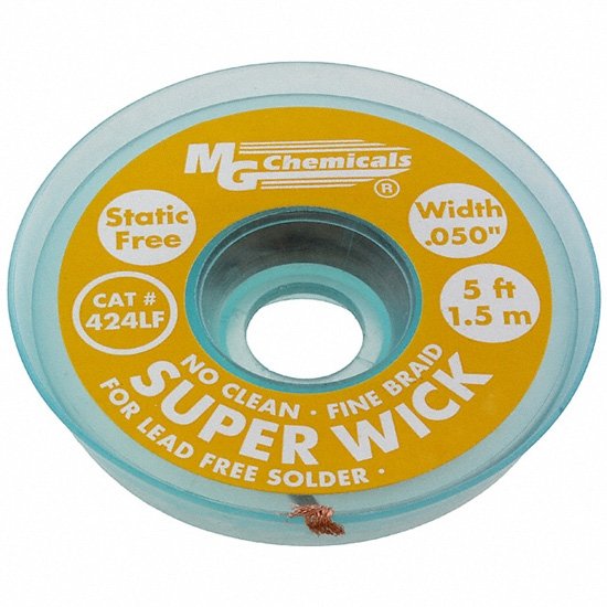 MG Chemicals 424 1.5M - #2 Yellow Static Free, No Clean, for LF Solder