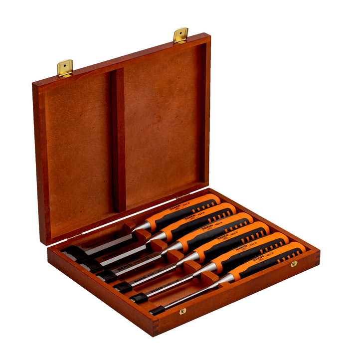 Bahco Chisel Set with Rubberised Handle, 6 Pce