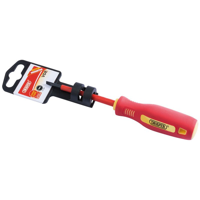 Draper Tools 2.5mm x 75mm Fully Insulated Plain Slot Screwdriver.