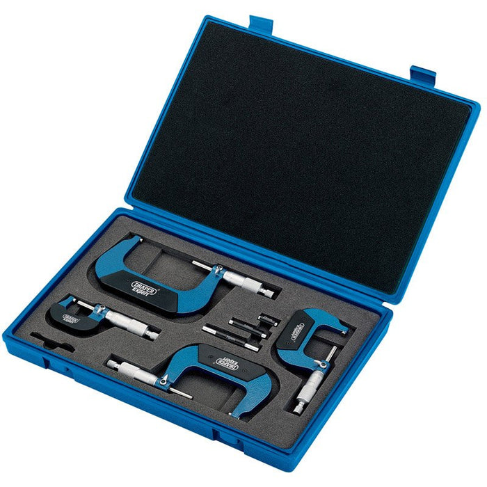 Draper Tools Metric External Micrometer Set (4 Piece)