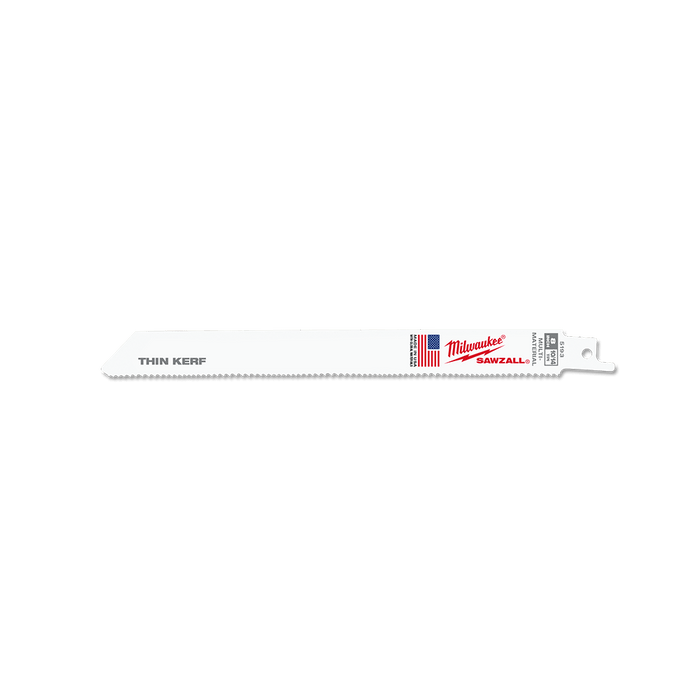 Milwaukee  200mm 10/14 TPI SAWZALLâ„¢ Blades (5 Pk)