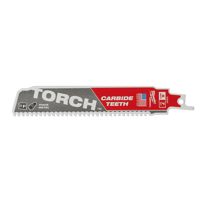 Milwaukee  THE TORCHâ„¢ with Carbide Teeth SAWZALLâ„¢ Blade 150mm 7TPI