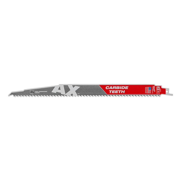 Milwaukee  300mm 5TPI THE AXâ„¢ with Carbide Teeth SAWZALLâ„¢ Blade