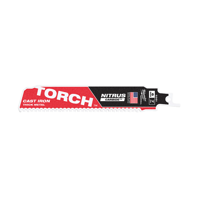 Milwaukee  SAWZALLâ„¢ TORCHâ„¢ with NITRUS CARBIDEâ„¢ 150mm