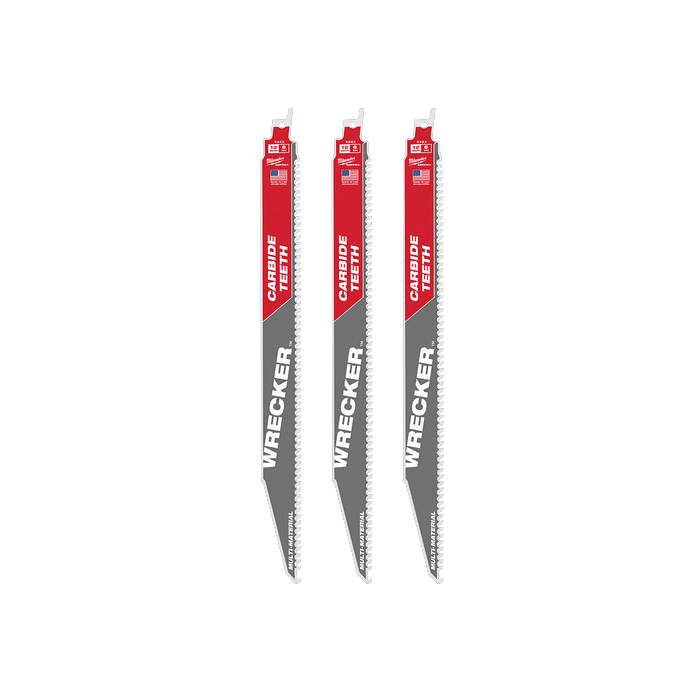 Milwaukee The WRECKER™ with Carbide Teeth 300mm 3PK