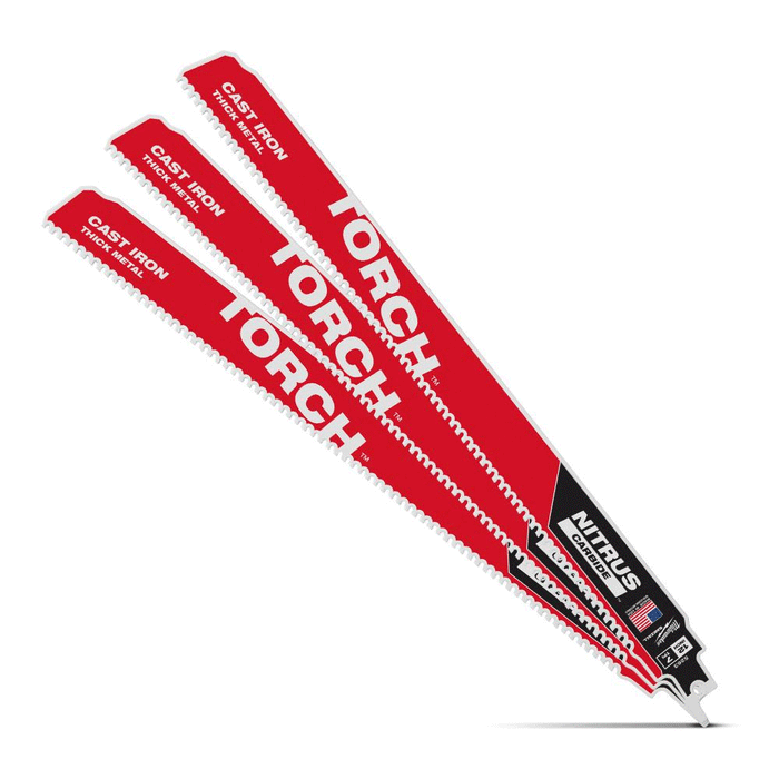 Milwaukee The Torch™ with Nitrus Carbide™ 300mm 7TPI 3Pk
