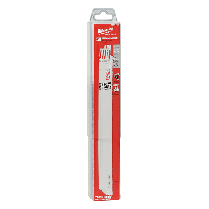 Milwaukee  300mm 18 TPI Thin Kerf SAWZALLâ„¢ Blades (50 Pk)