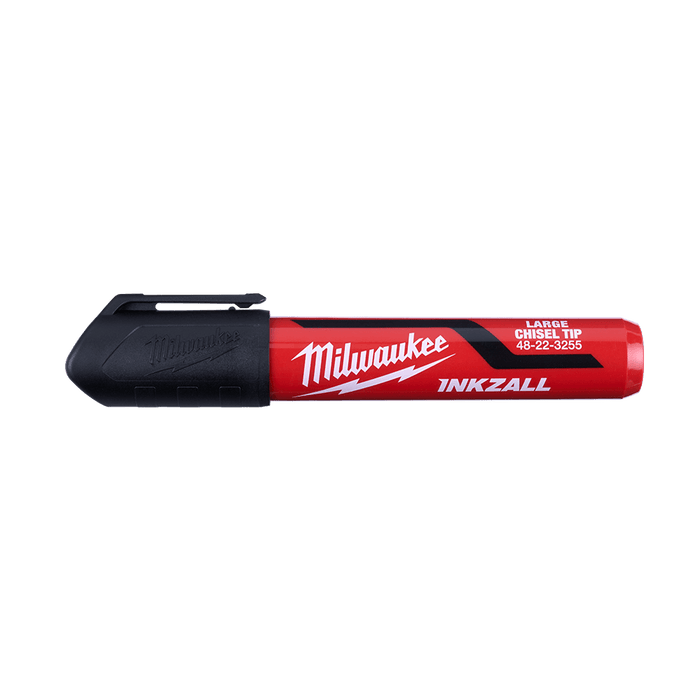 Milwaukee  INKZALLâ„¢ Black Large Chisel Tip Marker