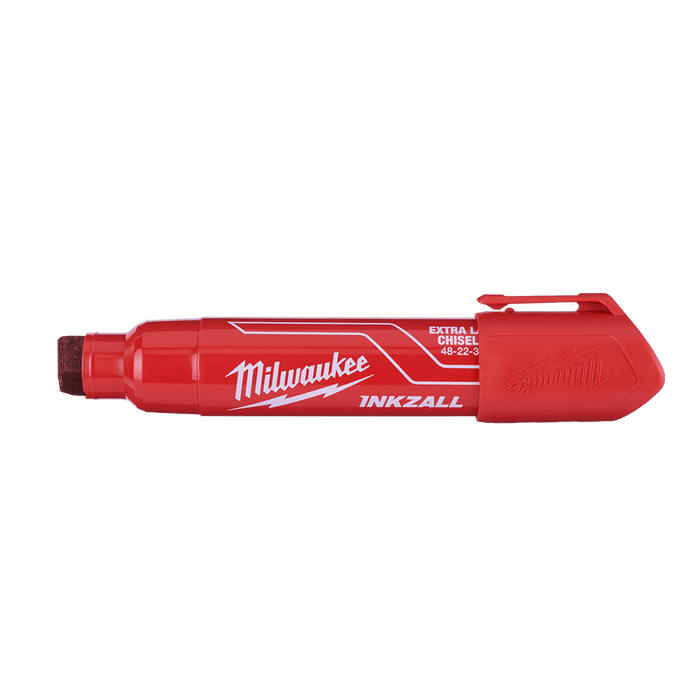 Milwaukee  INKZALLâ„¢ Red Extra Large Chisel Tip Marker
