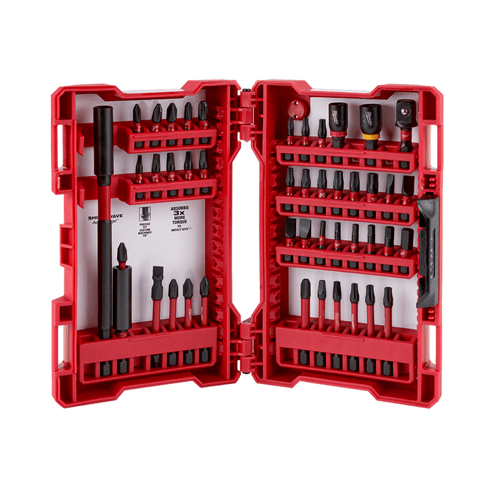 Milwaukee  SHOCKWAVEâ„¢ 45Pce Impact Driver Bit Set