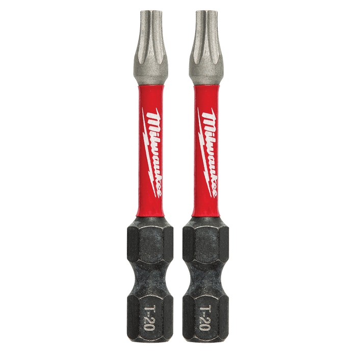 Milwaukee  SHOCKWAVEâ„¢ Power Bit Torxâ„¢ T20 50mm (2â€œ) 2PK