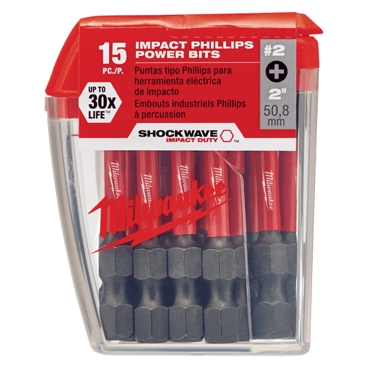 Milwaukee  SHOCKWAVEâ„¢ Power Bit Phillips #2 50mm (2