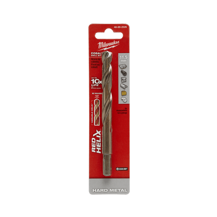 Milwaukee  Red Helixâ„¢ Cobalt Drill Bit 11.5mm
