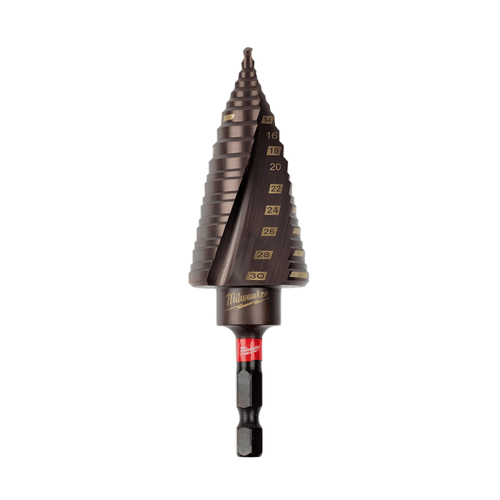 Milwaukee  SHOCKWAVEâ„¢ Step Bit 4-30mm 12 Hole