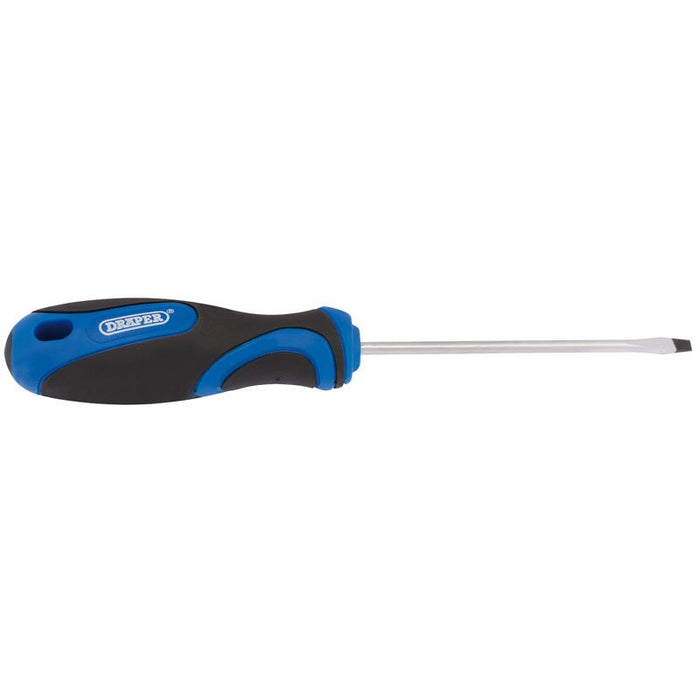 Draper Tools 3.2 x 75mm Plain Slot Screwdriver with Soft Grip Handles