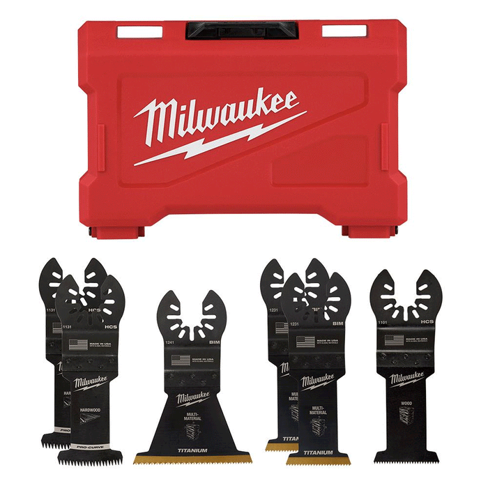 Milwaukee OPEN-LOK™ 6 PC Multi-Tool Blade Set