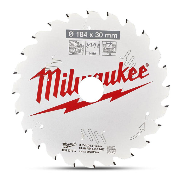 Milwaukee 184mm (7-1/4