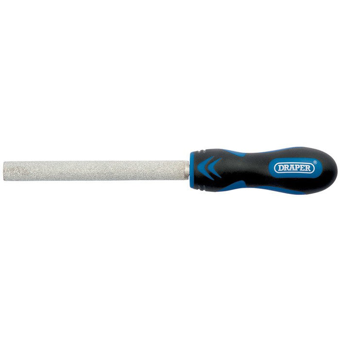 Draper Tools 140mm Soft Grip Half Round Tiling File