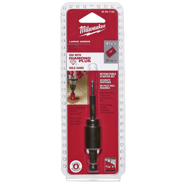 Milwaukee  Retractable Starter Bit with Large Arbor