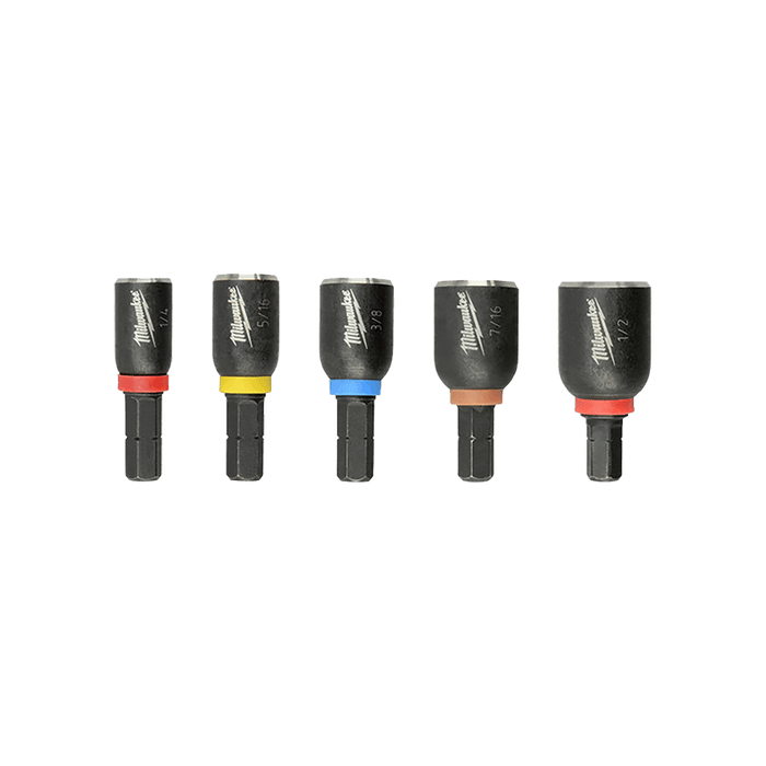Milwaukee  SHOCKWAVEâ„¢ Insert Nut Driver 5Pc Set 1/4