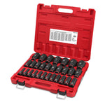Milwaukee Shockwave™ 1/2in Drive 29PC Metric Deep 6 Point Impact Socket Set
