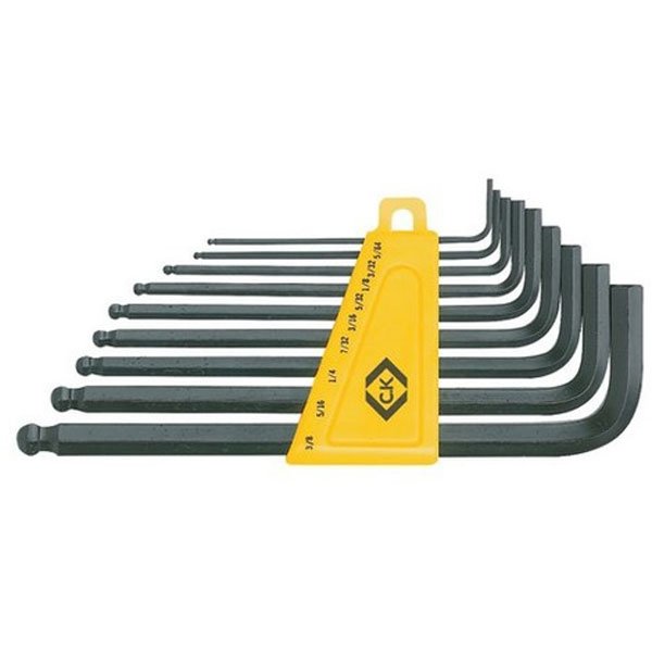CK Ball End Hexagon Key A/F Set Of 9