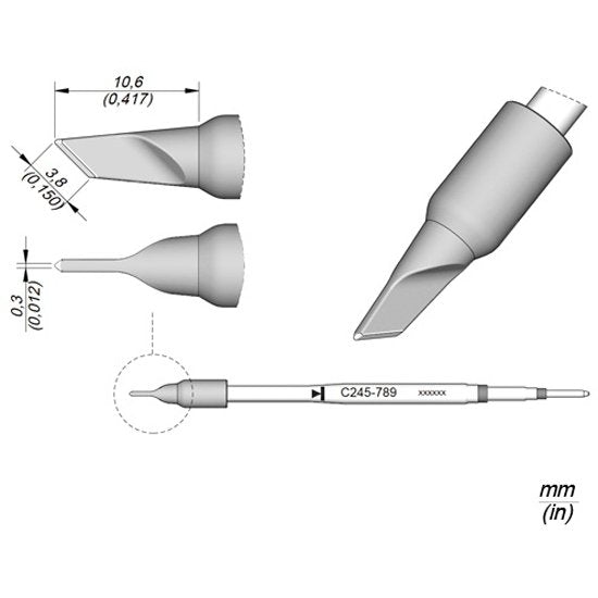 JBC Cartridge Knife 3,5 x 0,3