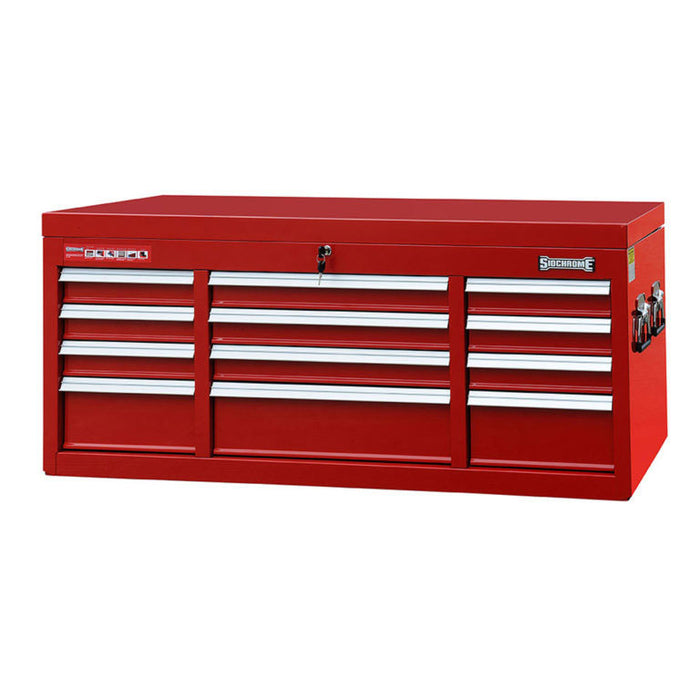 Sidchrome 12 Drawer Triple Bank Tool Chest Heavy Duty