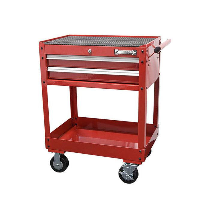 Sidchrome 2 Drawer Service Cart / Tool Trolley