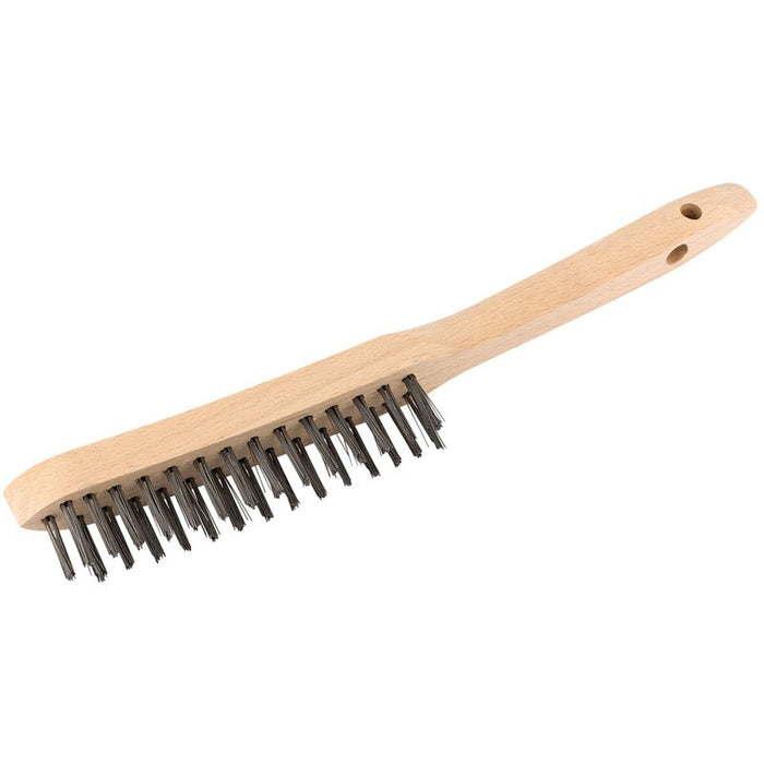 Draper Tools 2 Row Wire Scratch Brush (290mm)