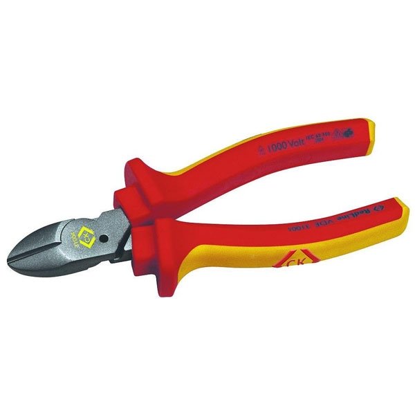 CK Tools 431004 RedLine VDE Insulated CombiCutter1 for Hard, Med, Soft Wire, 6-1/2-Inch OAL