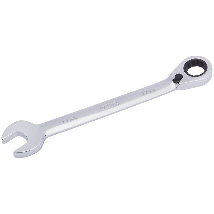 Draper Tools 17mm Draper Hi-Torq® Metric Reversible Ratcheting Combination Spanner