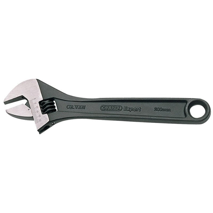Draper Tools Expert Crescent-Type Adjustable Wrench with Phosphate Finish