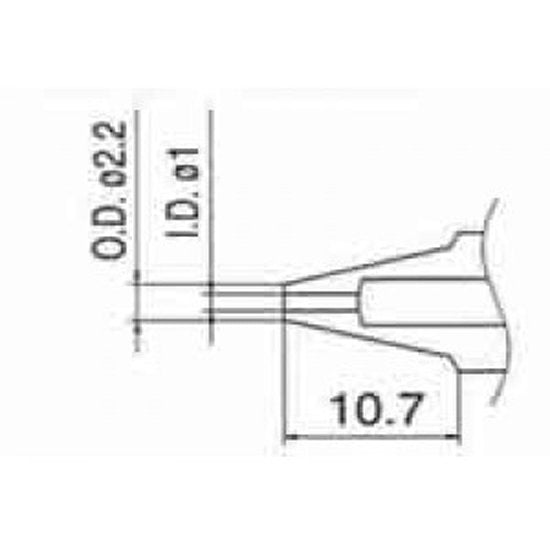 Hakko Desolder Nozzle 1mm For FM2024