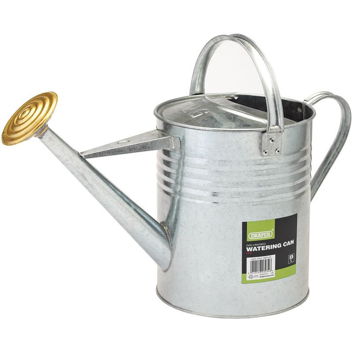 Draper Tools Galvanised Watering Can (9L)