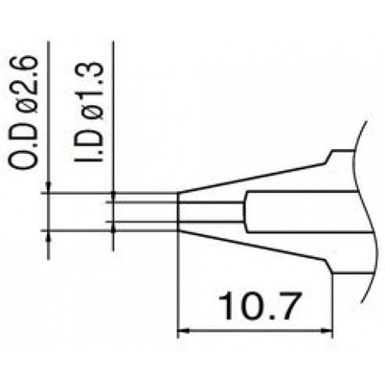 Hakko Desolder Nozzle 1.3mm For FM2024