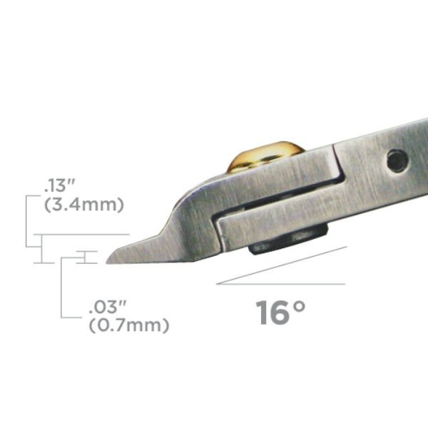 Tronex 5422W Tungsten Alloy Body Miniature Taper Relief Hard Wire Cutter