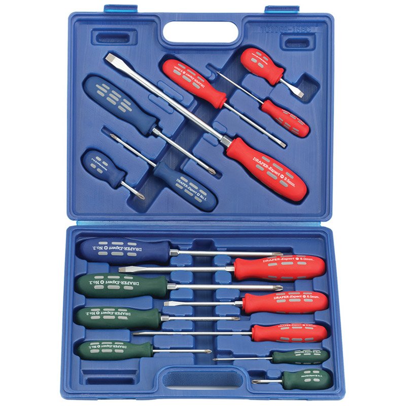 Draper Tools Mechanics/Engineers Screwdriver Set (16 piece) For Sale