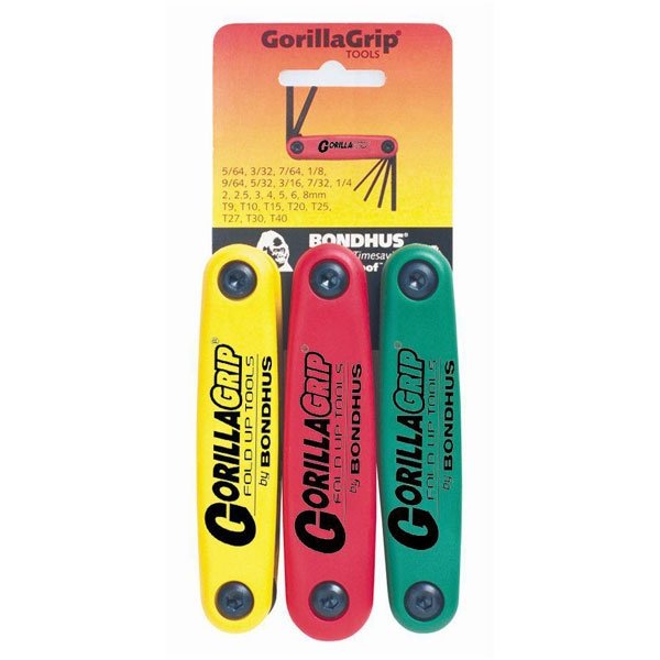 Bondhus Fold Up Tool Triple Pack 12533