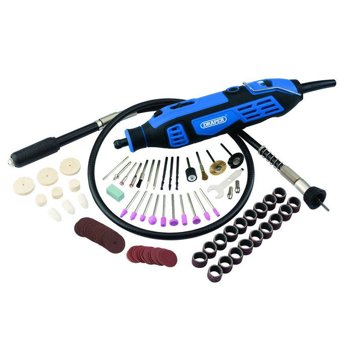 Draper Tools 180W Rotary Multi Tool Kit (111 Piece)
