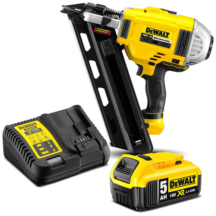 Dewalt 2 Speed 18V XR Framing Nailer Kit 5Ah