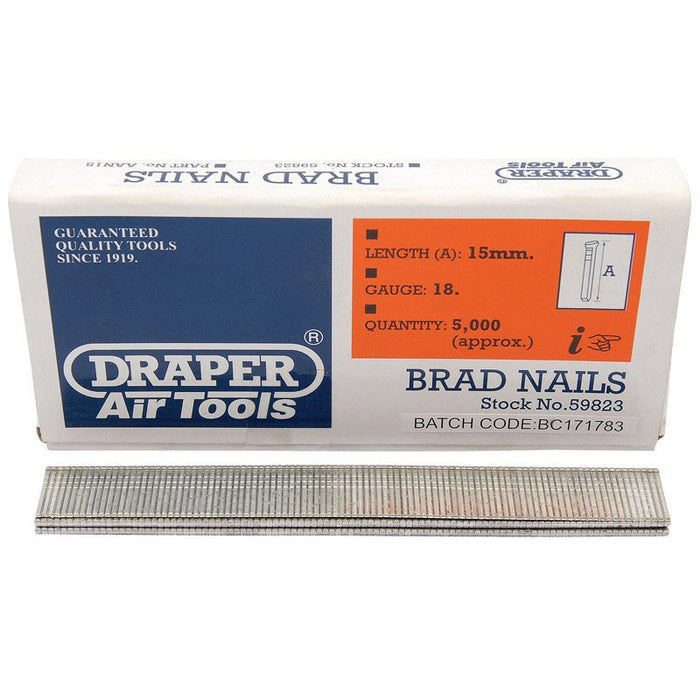 Draper Tools Brad Nails - Box of 5000