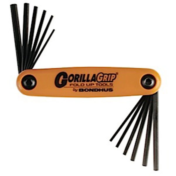 Bondhus GorillaGrip Hex Tip Fold Up 12pc Tool