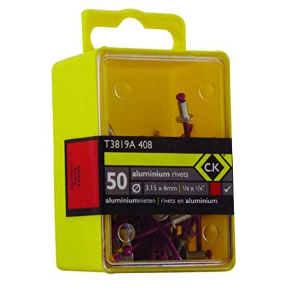 C.K Pop Rivets Aluminium 3.8x6mm Box Of 50