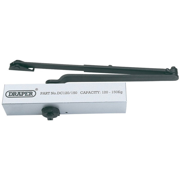 Draper Tools Adjustable Automatic Door Closer for Doors Between 45kg and 85Kg