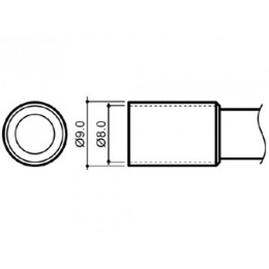 Hakko HN4-04 Nozzle for FM2029 8.0mm