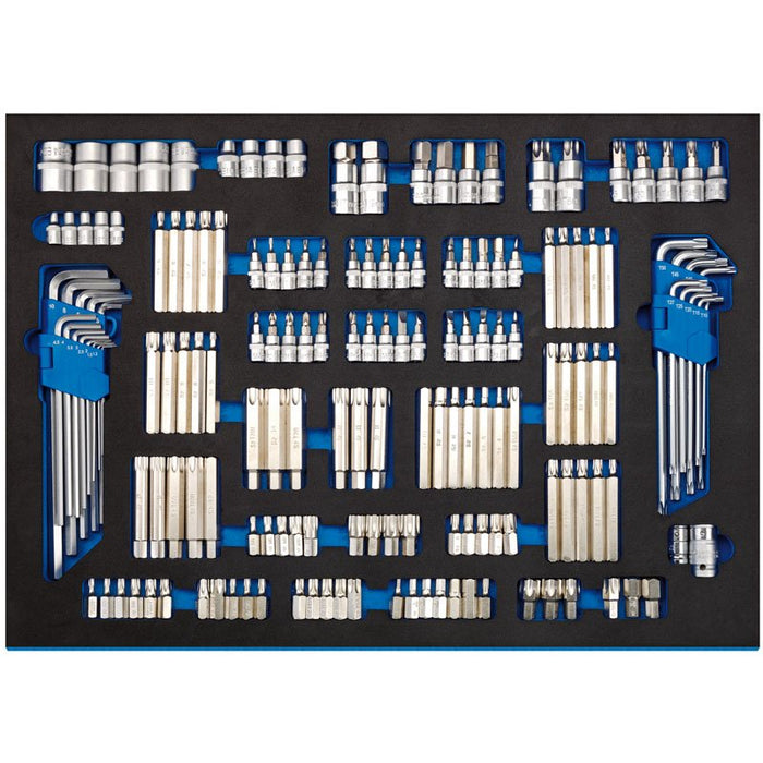 Draper Tools Bit Set in Full Plus Drawer EVA Insert Tray (167 Piece)